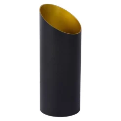 Design tafellamp uplighter mat zwart met goud>Straluma