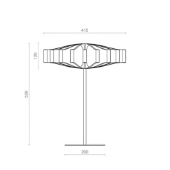 Design tafellamp Wheel inclusief dimbaar LED></noscript>Straluma Hot