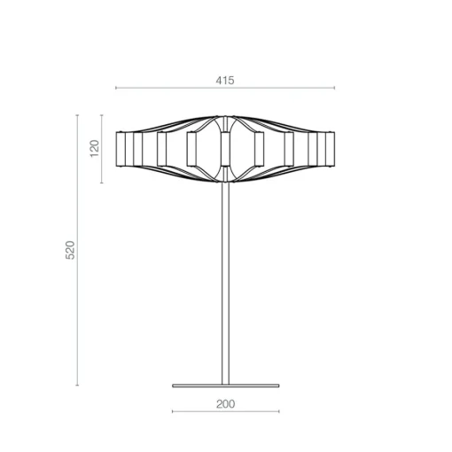 Design tafellamp Wheel inclusief dimbaar LED>Straluma Hot