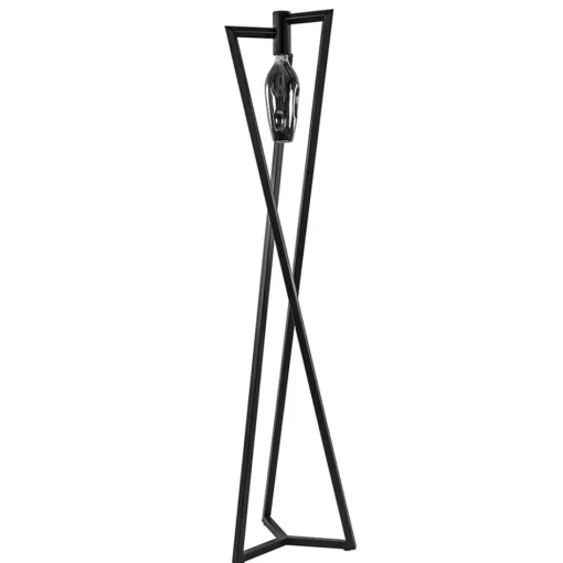 Design vloerlamp Taranto zwart metaal dimbaar>Straluma Online
