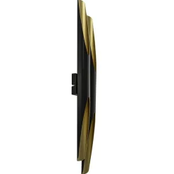 Design wandlamp Pipes mat zwart met goud>Straluma