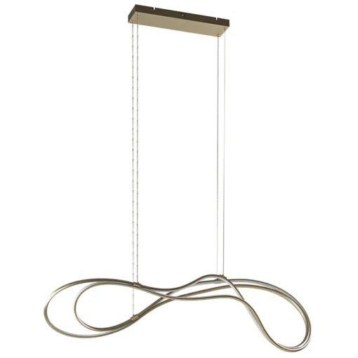 Dimbare LED hanglamp goud>Straluma Discount