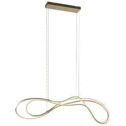 Dimbare LED hanglamp goud>Straluma Discount