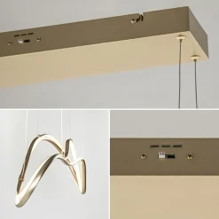 Dimbare LED hanglamp goud></noscript>Straluma Discount