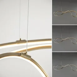 Dimbare LED hanglamp goud></noscript>Straluma Discount