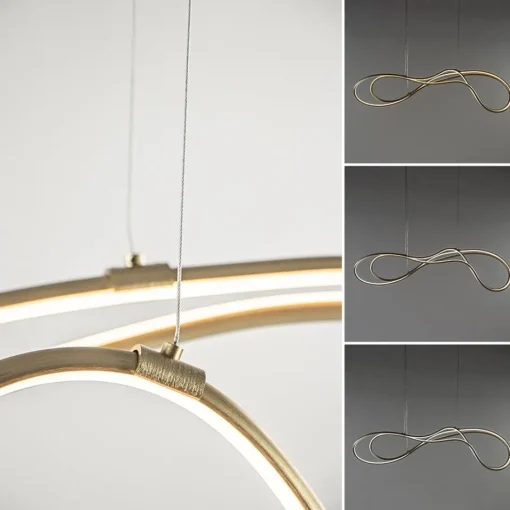 Dimbare LED hanglamp goud>Straluma Discount