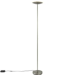 Dimbare LED uplighter vloerlamp nikkel>Straluma New
