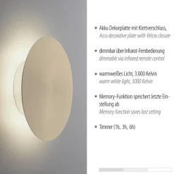 Dimbare LED wandlamp op accu goud></noscript>Straluma Clearance