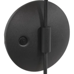 Dimbare LED wandlamp zwart met witte schotel></noscript>Straluma Hot
