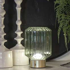 Dimbare tafellamp op batterij groen/goud><noscript><img width=