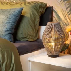 Draad tafellamp hoogwaardig papier grijs></noscript>Straluma New