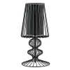 Draad tafellamp zwart met cilinder kap>Straluma Clearance