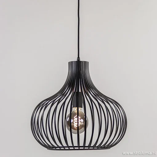 Draadhanglamp medium zwart 38cm>Straluma Best