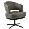 Draaibare armstoel bull-leder met return-system>Straluma Discount