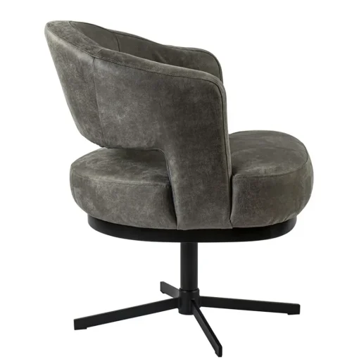 Draaibare armstoel bull-leder met return-system>Straluma Discount