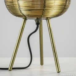 Driepoot tafellamp antiek brons Light & Living></noscript>Straluma Hot