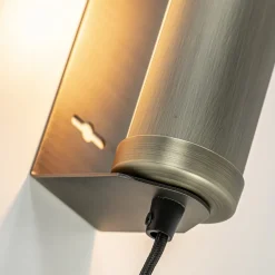 E14 wandlamp mat antiek brass met snoer></noscript>Straluma Online