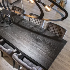 Eiken boomstam tafel met spinpoot zwart 240x100 cm></noscript>Straluma Outlet