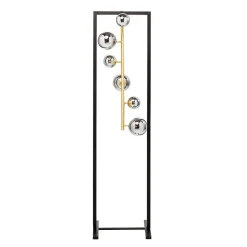 Elegante luxe vloerlamp met 6 glazen bollen>Straluma
