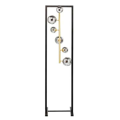 Elegante luxe vloerlamp met 6 glazen bollen>Straluma