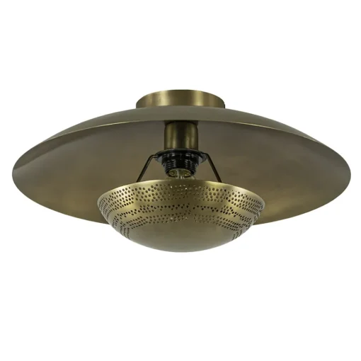 Elegante plafond/wandlamp antiek brons>Straluma Best