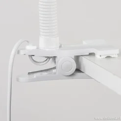 Functionele klemlamp wit verstelbaar></noscript>Straluma