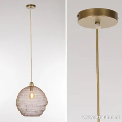 Gaas hanglamp Nina mat goud></noscript>Straluma New