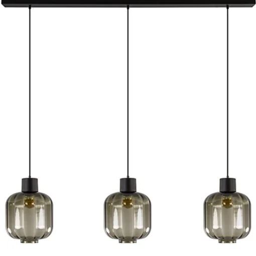 Glazen eettafelhanglamp zwart luxury>Straluma Best