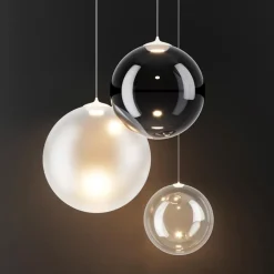 Glazen hanglamp Random Solo frosted wit 28 cm></noscript>Straluma Clearance