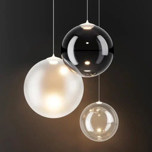 Glazen hanglamp Random Solo frosted wit 28 cm>Straluma Clearance