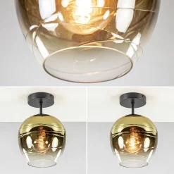 Glazen plafondlamp gold gradient met zwart></noscript>Straluma Discount