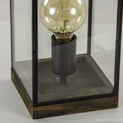 Glazen tafellamp Askjer hout met zwart></noscript>Straluma Online