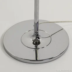 Glazen tafellamp Pearl met chroom></noscript>Straluma