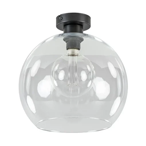 Globe plafondlamp helder glas 30 cm>Straluma Sale