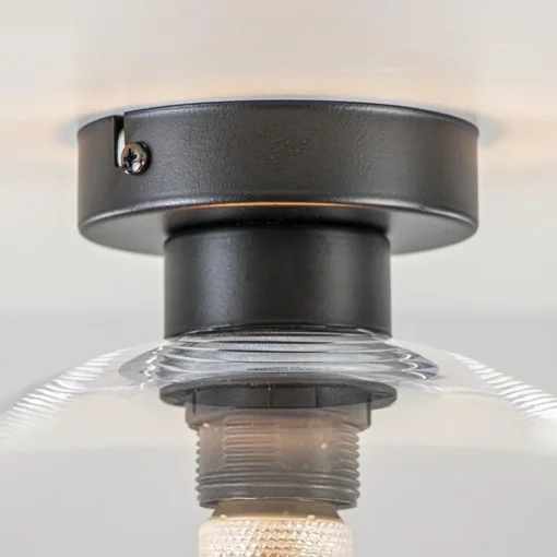 Globe plafondlamp helder glas 30 cm>Straluma Sale