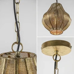 Gouden Oosterse hanglamp Micha met ketting Light & Living></noscript>Straluma Best