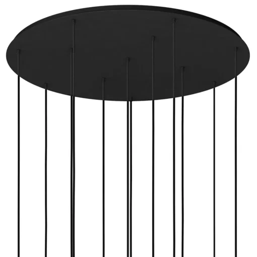 Grote design hanglamp / videlamp zwart Ø100 cm>Straluma Clearance