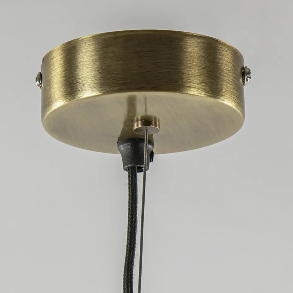 Grote hanglamp Finou antiek brons met zwart>Straluma Outlet