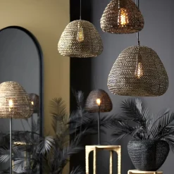 Grote hanglamp Finou antiek brons met zwart><noscript><img width=