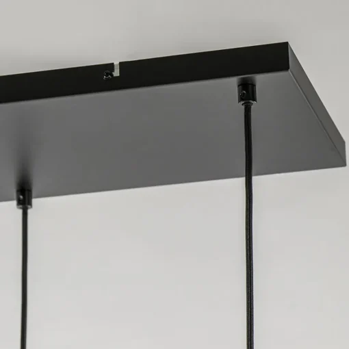 Grote hanglamp Lekar 5-lichts antiek brons met smoke glas>Straluma New