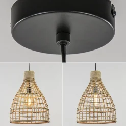 Grote hanglamp Puerto rotan naturel Light and Light></noscript>Straluma Online
