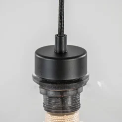 Grote hanglamp zwart 11- lichts multipendel helder glas></noscript>Straluma Best