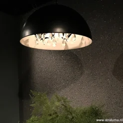 Grote koepel hanglamp met kristal Ø90 cm></noscript>Straluma Sale