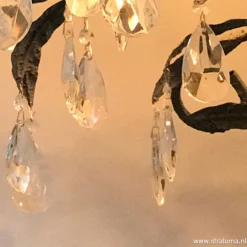 Grote koepel hanglamp met kristal Ø90 cm></noscript>Straluma Sale