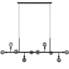 Grote 10-lichts eettafelhanglamp zwart exclusief lichtbronnen>Straluma Sale