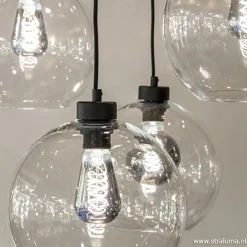 Grote 8-lichts multipendel/ hanglamp met helder glas></noscript>Straluma Hot
