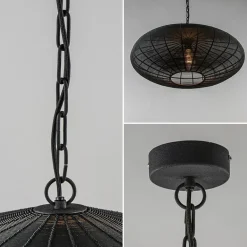 Grote Light and Living hanglamp Bahoto mat zwart></noscript>Straluma Discount