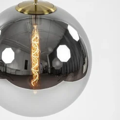 Grote luxe hanglamp brons + smoke glas Medina></noscript>Straluma Discount