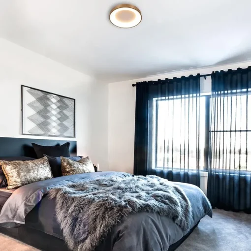 Grote plafondlamp goud 48 cm inclusief LED>Straluma