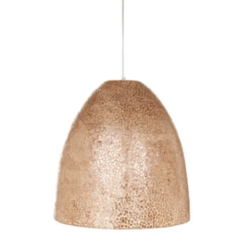 Grote schelpen hanglamp bruin goud>Straluma